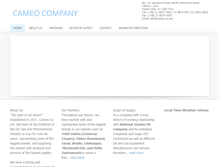 Tablet Screenshot of cameo-co.net